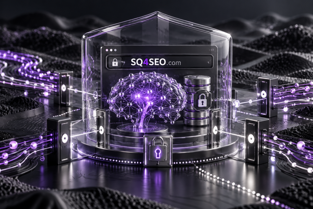 حوكمة الذكاء الاصطناعي وحماية البيانات داخل منظومة SQ4SEO